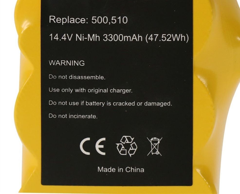 Replacement Battery 3300mAh for Irobot Roomba R3 500, 600, 700 for Vacuum Cleaner