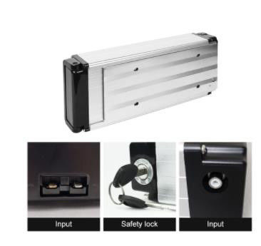 Silver E Bike Battery Replacement 48V for E-Go Wondervelo Hapex City Line