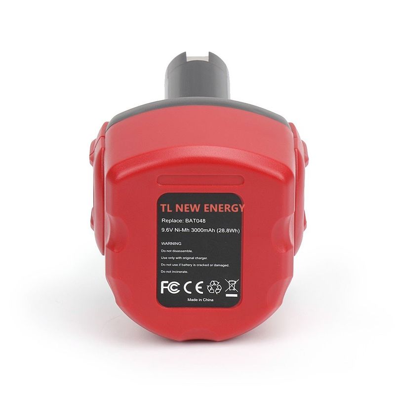                  Reachargerable 9.6V 3000mAh for Bosch Bat048, Bat100, Bat119, 2607 335 540, 2607 335 674, 2607 335 682 Battery Pack             