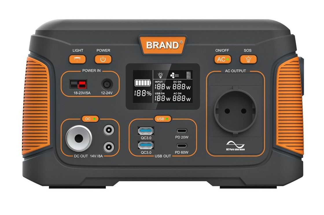 300W Solar Generator Portable Power Station 14.8V 20.8ah For Outdoor Camping