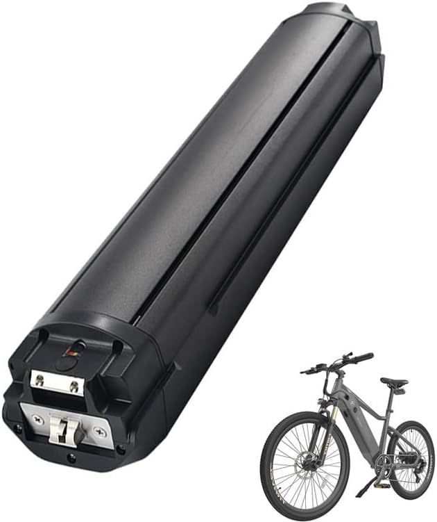 48V 10.4ah E-Bike Replacement Battery 13s5p Black 30A PCB Protection With 5V USB Charger