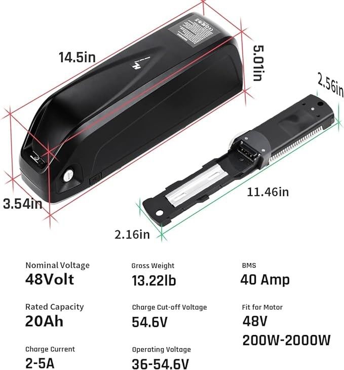 Hailong Downtube ZZ98 Lithium Battery With USB Port For BLAUPUNKT, 36V 50W-700W Motor