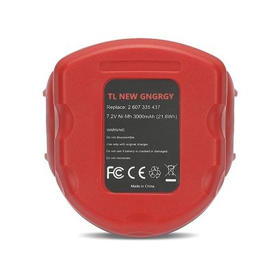 Rechargeable 3.0mAh Bosch 7.2 V Battery Ni-CD Ni-MH 2 607 335 437 ,  2 607 335 587