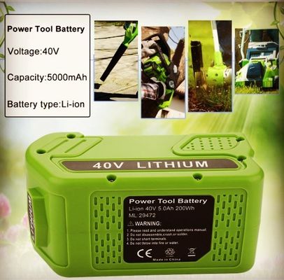 Garden Tools Greenworks 40 Volt Lithium Battery 20302 20672 24252