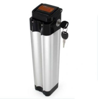 18650 Lithium Ion Silver Fish Ebike Battery 24V 36V 48V with Key Lock Samsung Mifa ZhenLong