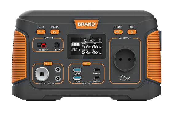 Outdoor Camping 300W Solar Generator Portable Power Station 14.8V 20.8ah Multi-functional Power Station
