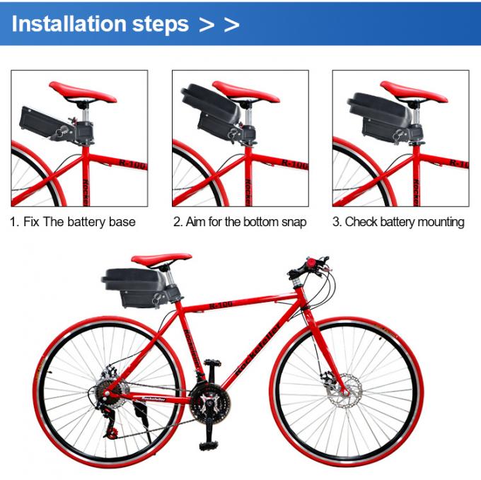 24V 10ah 250W 500W 18650 Ebike Electric Bicycle Li Batteries Lithium Ion Battery Pack Folding Electric Bike Battery