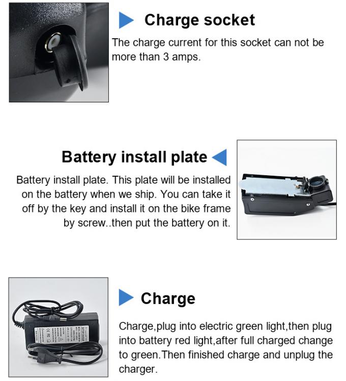 36V 15ah 18650 Motor Kit Parts Folding Small Electric Bike Scooter Conversion Lithium Ion Battery