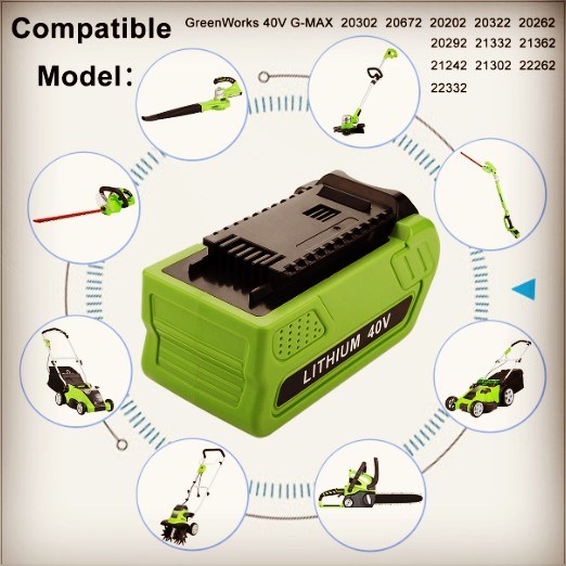 Factory Hot Selling Battery for Greenworks 29472 29462 G-Max, Fits Greenworks Gmax Tools 20302 20672 Battery