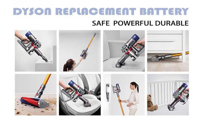 High Capacity Replacement 21.6V 3000mAh Li-ion Battery for Dyson V6 Handheld Cordless Vacuum Cleaners 967810-02 965874-02 Power Tools Battery Wholesale