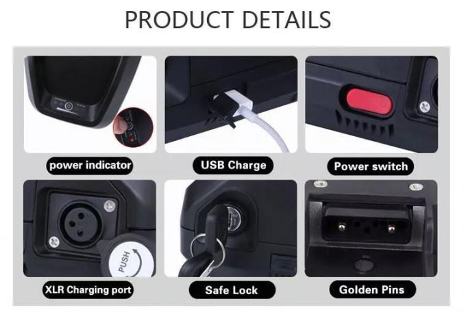 Rechargeable Hailong Ebike Battery 36V 48V 52V For Scooter Ebike 2