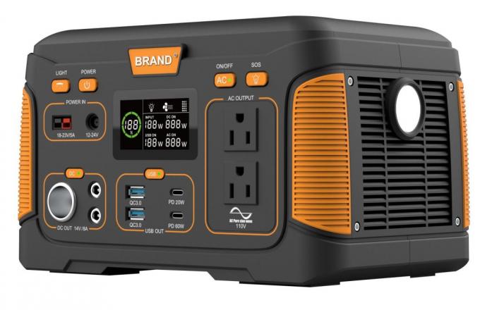300W Solar Generator Portable Power Station 14.8V 20.8ah For Outdoor Camping 5