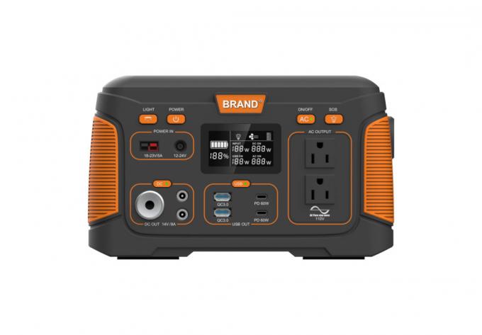 300W Solar Generator Portable Power Station 14.8V 20.8ah For Outdoor Camping 4