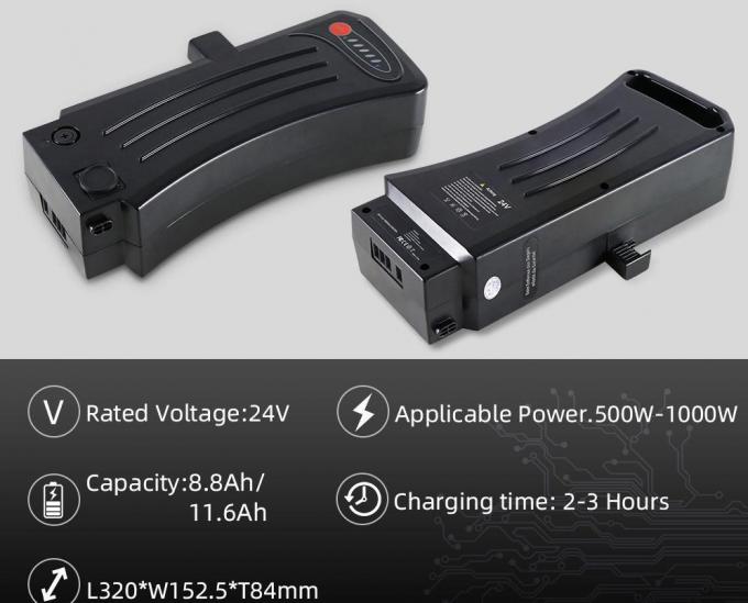 24V 11.6ah E-Bike Battery Replacement for Samsung 10icr19/65-4, SDI-3610c, SDI-3611c - 10.4ah 36V Li-ion Battery for Electric Bicycle Akku 1
