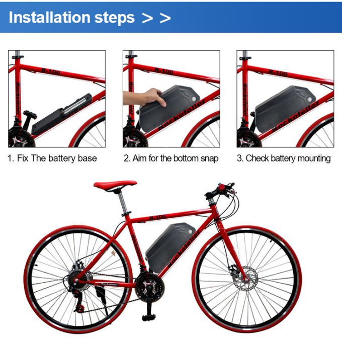 Replacement Hailong 48V 1000W Electric Vehicle Battery With Charger E-Bike Replacement Lithium Battery 0