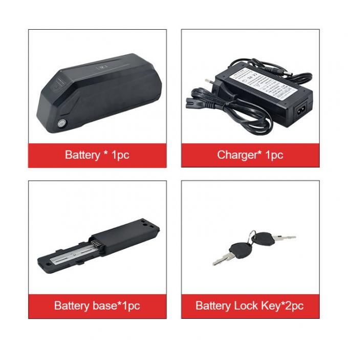 Replacement Hailong 48V 1000W Electric Vehicle Battery With Charger E-Bike Replacement Lithium Battery 3