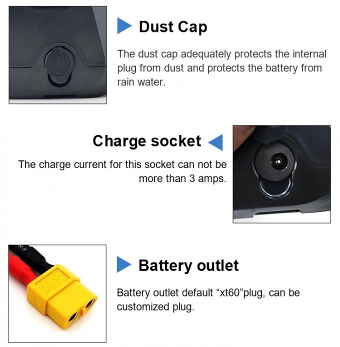 Replacement Hailong 48V 1000W Electric Vehicle Battery With Charger E-Bike Replacement Lithium Battery 5