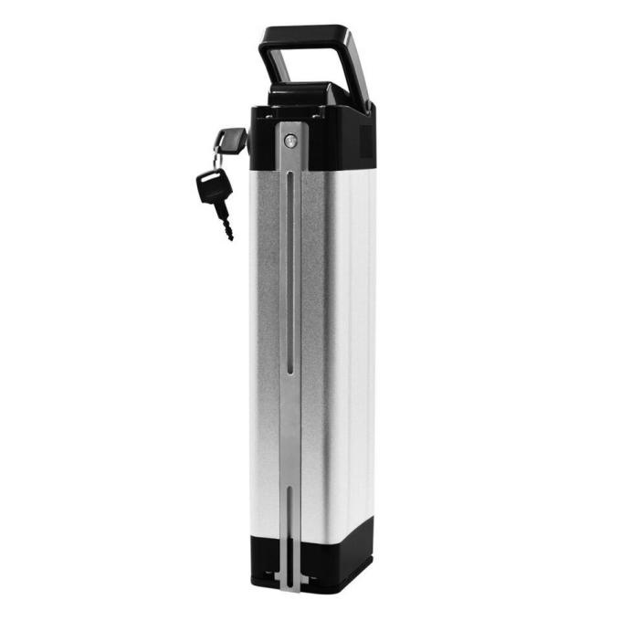 24V 48V Aluminum Case Silver Fish Seat Tube Ebike Rechargeable Battery Replacement Battery E-Bike Battery 4