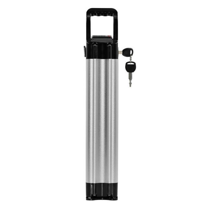 24V 48V Aluminum Case Silver Fish Seat Tube Ebike Rechargeable Battery Replacement Battery E-Bike Battery 2