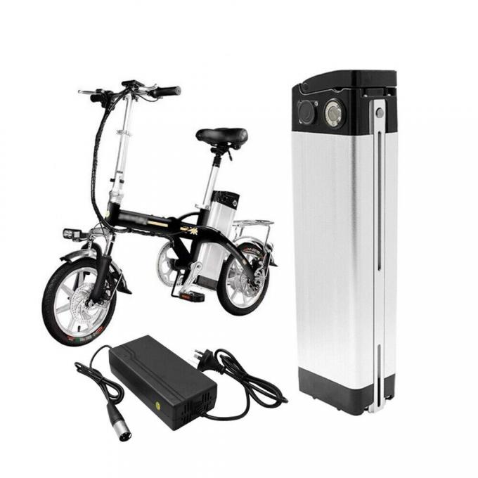 24V 48V Aluminum Case Silver Fish Seat Tube Ebike Rechargeable Battery Replacement Battery E-Bike Battery 5
