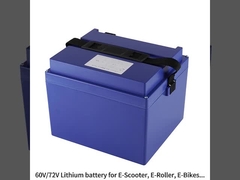 60V/72V Lithium Battery for electric wheels, E-Scooter, E-Roller, E-Bikes